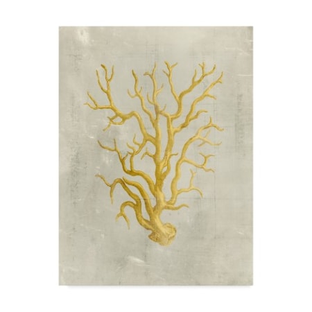 Vision Studio 'Coral In Mustard' Canvas Art,24x32